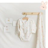 BABY & I 4 Season Newborn Gift Set (Kimono Bodysuit+Baby Gloves+Swaddle)