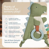 Itzy Ritzy Bitzy Crinkle™ Sensory Crinkle Toy with Teether - Dino