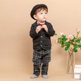 Korean Calix Suit Set (Jacket+Top+Pants)