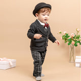 Korean Calix Suit Set (Jacket+Top+Pants)