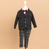 Korean Calix Suit Set (Jacket+Top+Pants)