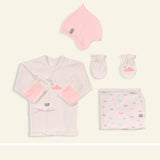 Korean Newborn Gift Set - Cloud Pink