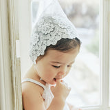 Korean Rose Lace Bonnet Hat