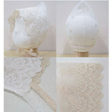 Korean Rose Lace Bonnet Hat