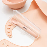 UBMOM Silicone Baby Spoon with Case