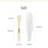 UBMOM Silicone Baby Spoon with Case