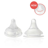 Pigeon Silicone Nipple (M), 3+ Months, 2 pack