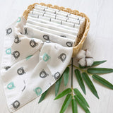 Soft Bamboo Washcloth For Baby 10pcs - Ted