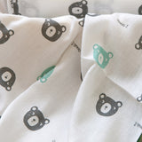 Soft Bamboo Washcloth For Baby 10pcs - Ted