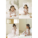 Spandex Brushed Fabric Pajamas Set-Lovely Bunny