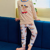 Single Spandex Fabric pajamas set-Skate Board