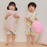 Kids Summer Short Shirt Cotton Pajamas Set - Ice Cream