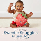 Itzy Ritzy Sweetie Snuggles Plush-Strawberry