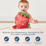 Itzy Ritzy Sweetie Snuggles Plush-Strawberry