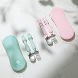 TierZero Silicone Spoon & Fork Set + Case