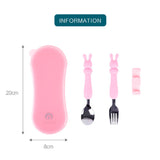 TierZero Silicone Spoon & Fork Set + Case