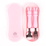 TierZero Silicone Spoon & Fork Set + Case