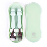 TierZero Silicone Spoon & Fork Set + Case