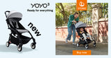 Stokke YOYO3 from Newborn to Toddler (Stroller+Adapter+Newborn Pack)