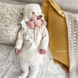 Korean Baby Dress + Cardigan