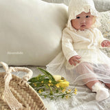 Korean Baby Dress + Cardigan