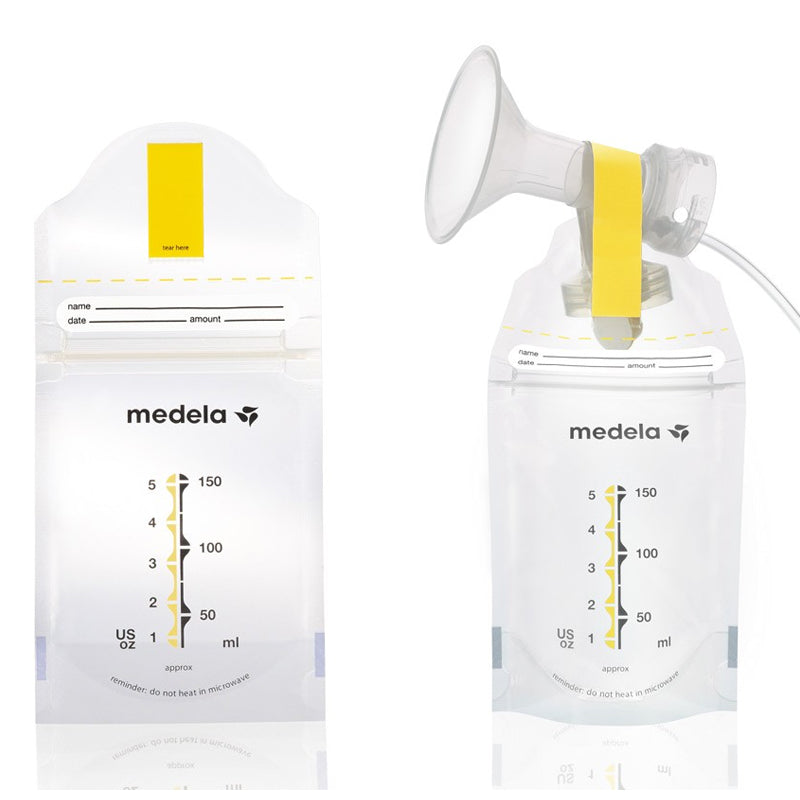 Medela's Breast Milk Storage Bags, easy to transport