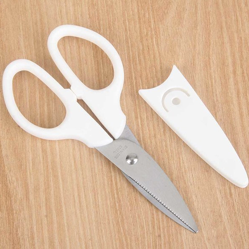 Kitchen Food Scissors Stainless Steel For Baby Food Cutting Toddler Feeding Aid  Scissors with Case Baby Safety Tableware Health - AliExpress